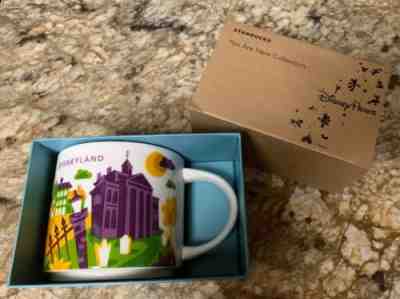 Starbucks Disneyland “You are Here” Haunted Mansion New Orleans Square Mug Cup - Sold on eBay Jul, 7th 2019 for $65.00