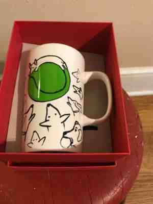 STARBUCKS LARGE 16OZ COFFEE MUG DOGS WITH TENNIS BALL NEW - Sold on eBay Jul, 7th 2019 for $15.00