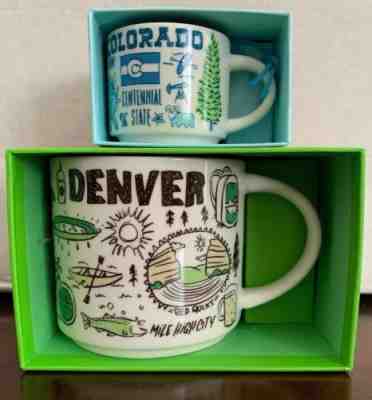 Starbucks You Are Here Been There Coffee Mug Cup & Ornament Denver Colorado NEW - Sold on eBay Jul, 7th 2019 for $15.50