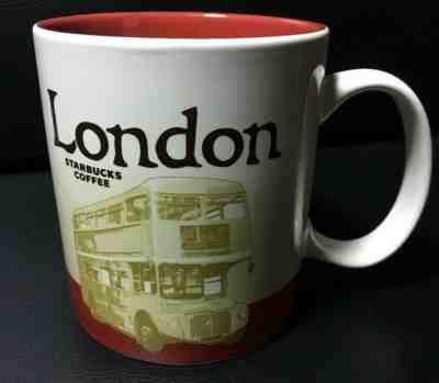 STARBUCKS LONDON MUG DOUBLE DECKER BUS 2016 PRE-OWNED BARELY USED NICE - Sold on eBay Jul, 7th 2019 for $29.99