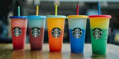 Starbucks Color Changing Reusable Cold Cup Set Of 5  NEW in Box w/Straws & Lids - Sold on eBay Jul, 7th 2019 for $72.00