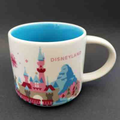 Starbucks Disneyland Mug Disney Parks YAH You Are Here 1st Edition Pink Blue - Sold on eBay Jul, 7th 2019 for $45.00