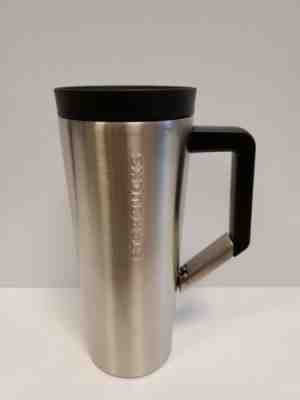 Starbucks Stainless Steel Clip On Handle Tumbler 16 Oz Hot Cold Coffee Cup - Sold on eBay Jul, 7th 2019 for $25.99