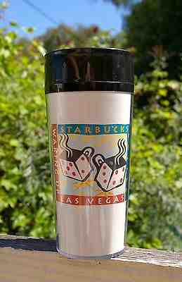 Starbucks Coffee Company ThermoServ Tumbler Commuter Cup "Waking Up Las Vegas" - Sold on eBay Jul, 7th 2019 for $25.00