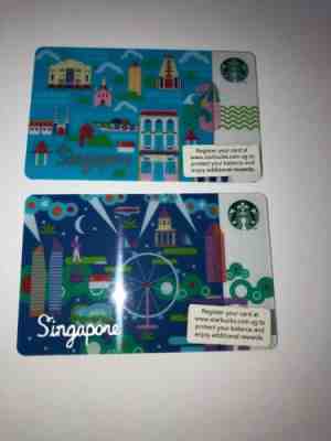 Starbucks SINGAPORE city Gift Cards “DAY&NIGHT” Pre-owned - Sold on eBay Jul, 7th 2019 for $19.50