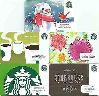 NORWAY  Starbucks cards  " SET of 5 "  RARE - Sold on eBay Jul, 7th 2019 for $19.99