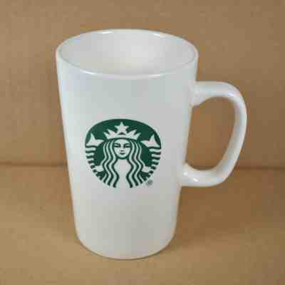 Starbucks Ceramic Coffee Mug 16oz Large White Tall Green Mermaid Logo Logotype - Sold on eBay Jul, 7th 2019 for $16.99