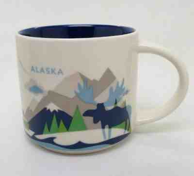 STARBUCKS YOU ARE HERE COLLECTION ALASKA COLLECTIBLE 14 OZ MUG  - Sold on eBay Jul, 7th 2019 for $27.66