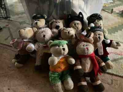 Starbucks Barista Bears Lot of 10 - Good Condition - Sold on eBay Jul, 7th 2019 for $25.00