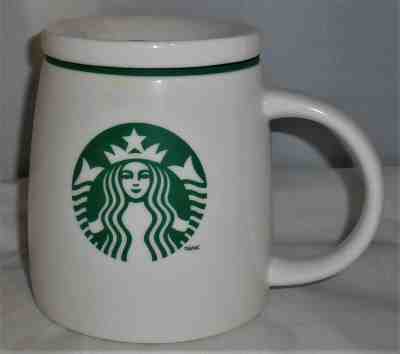 2011 Starbucks Coffee Cup Ceramic Travel Mug Iconic Green Mermaid Logo - Sold on eBay Jul, 7th 2019 for $16.99