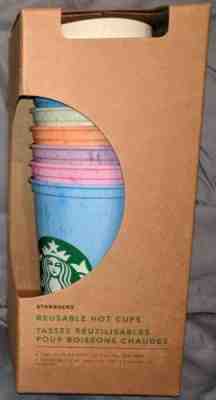 *NEW*Starbucks Summer 2019 set of 6 Reusable Marble Hot Cups with Free Shipping! - Sold on eBay Jul, 7th 2019 for $21.99