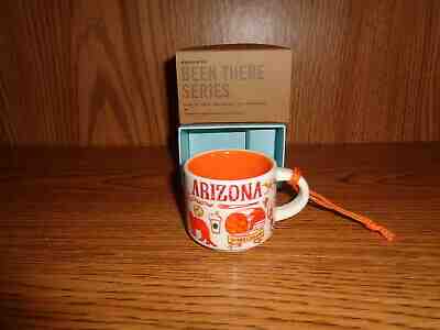 STARBUCKS ARIZONA  'BEEN THERE SERIES' 2 oz ORNAMENT;  NEW IN BOX - Sold on eBay Jul, 7th 2019 for $24.95