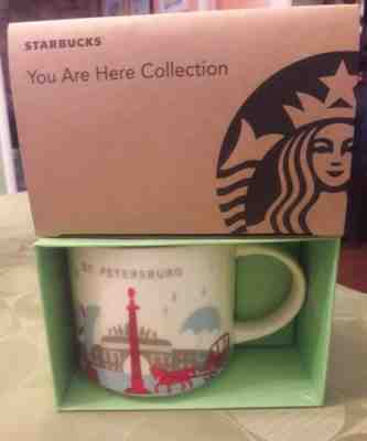 NIB With SKU Starbucks Coffee Mug St. PETERSBURG RUSSIA You Are Here YAH 14 oz   - Sold on eBay Jul, 7th 2019 for $48.00