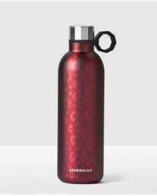 Leopard RED Starbucks 2017 stainless steel 20oz water bottle NWT   - Sold on eBay Jul, 7th 2019 for $19.99