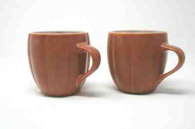 Starbucks 2006 Orange Pumpkin Spice Shaped Mugs Set of 2 - Sold on eBay Jul, 7th 2019 for $19.99