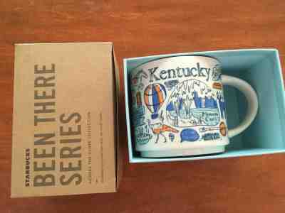 NIB Starbucks Coffee Mug Kentucky Been There Collection Across the Globe 14 oz  - Sold on eBay Jul, 7th 2019 for $17.99