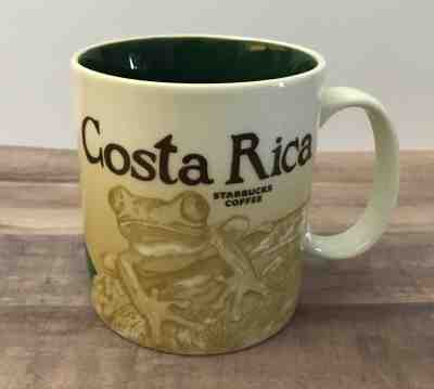 Starbucks Costa Rica Coffee Mug 16 oz. tea cup south america frog rain forest - Sold on eBay Jul, 6th 2019 for $69.99