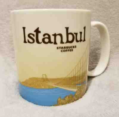Starbucks Istanbul 16 OZ Coffee Mug Cup 2014 Global City Collector Series White - Sold on eBay Jul, 6th 2019 for $17.95