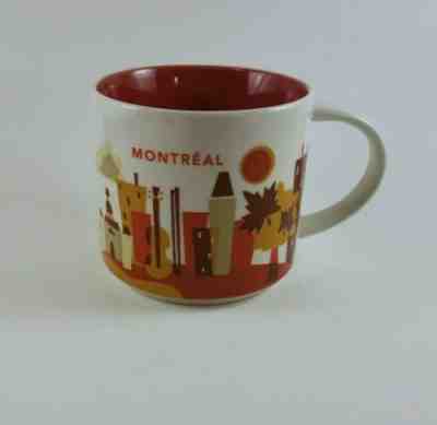 STARBUCKS MONTREAL CANADA YOU ARE HERE COLLECTION 14 OZ COFFEE MUG 2015 Edition - Sold on eBay Jul, 6th 2019 for $24.95