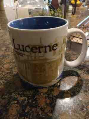 NEW Original Starbucks City Mug 16 LUCERNE series 2013 Switzerland Discontinued - Sold on eBay Jul, 6th 2019 for $20.50