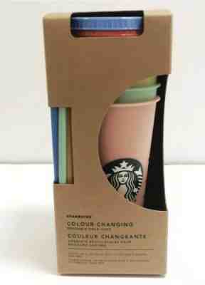 New 2019 Starbucks Color Changing Reusable Cold Cups Hard to Find set of 5 - Sold on eBay Jul, 6th 2019 for $92.00