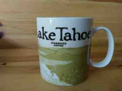 Starbucks Lake Tahoe Global Icon Collector Series 16oz Ceramic Coffee Mug Skiing - Sold on eBay Jul, 6th 2019 for $19.95