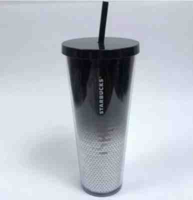 Starbucks 2018 Holiday Black and Silver Ombré Sequins Tumbler Cup 24oz Cold Cup - Sold on eBay Jul, 6th 2019 for $21.00