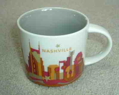 2014 Starbucks Nashville "You Are Here" Coffee Cup / Mug - Sold on eBay Jul, 6th 2019 for $15.50