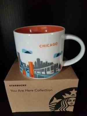 NEW Starbucks YAH CHICAGO 2013 Mug 14 oz You Are Here - Sold on eBay Jul, 6th 2019 for $15.00