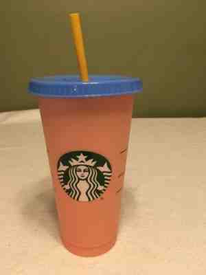 Starbucks Color Changing 1 Single Cold Cup 24oz Citron Yellow Venti Tumbler New - Sold on eBay Jul, 6th 2019 for $20.50
