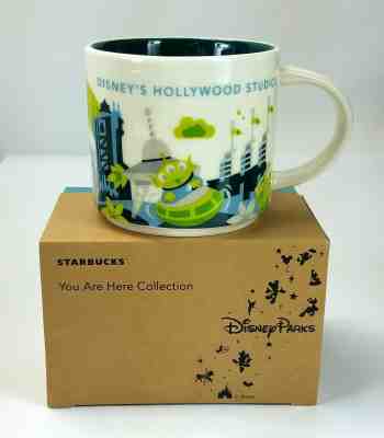 Starbucks You Are Here Collection Disney Hollywood Studios Ceramic Porcelain Mug - Sold on eBay Jul, 6th 2019 for $25.49