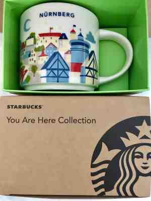 Starbucks Coffee 14oz Nürnberg (Nuremberg) Nurnberg mug YAH YOU ARE HERE w/SKU - Sold on eBay Jul, 6th 2019 for $29.95