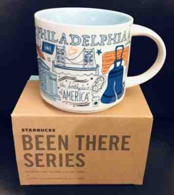 Philadelphia Been There Starbucks Coffee Mug NIB 14oz - Sold on eBay Jul, 6th 2019 for $27.70