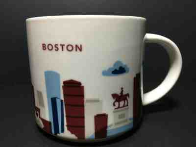 Starbucks Boston You Are Here Collection Coffee Mug 14 oz Massachusetts 2015  - Sold on eBay Jul, 6th 2019 for $16.80