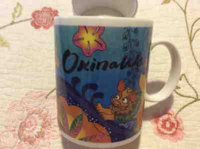 Starbucks Okinawa  Coffee Tea Mug 2015 Made in Japan Souvenir Blue Multicolor - Sold on eBay Jul, 6th 2019 for $15.00