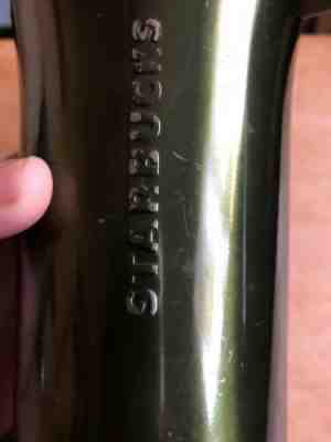 Starbucks 2009 Coffee Stainless Steel Handle Travel Tumbler Mug 16 Oz  - Sold on eBay Jul, 6th 2019 for $20.00