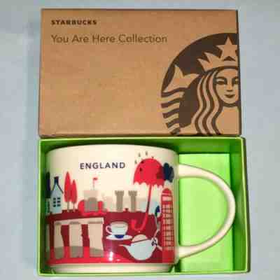NEW NWT STARBUCKS 2019 YAH ENGLAND UK YOU ARE HERE MUG 14oz w/ BOX BRITAIN - Sold on eBay Jul, 6th 2019 for $29.99