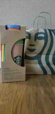 Starbuck resuable color changing cold cups with straws SUMMER 2019 - Sold on eBay Jul, 6th 2019 for $85.00