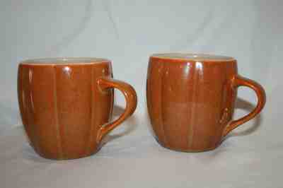 STARBUCKS 2006 14OZ ORANGE CERAMIC PUMPKIN SPICE LATTE/COFFEE MUGS set of 2 - Sold on eBay Jul, 6th 2019 for $22.00