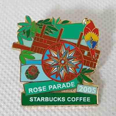 Starbucks Coffee Rose Bowl Parade NCAA Football Lapel Pin 2005 - Sold on eBay Jul, 6th 2019 for $63.74