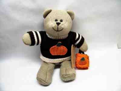 STARBUCKS COFFEE CO 2009 No.85 BEARISTA Autumn Pumpkin Sweater BEAR 10" Plush - Sold on eBay Jul, 6th 2019 for $16.95