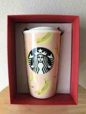 New Starbucks BANANA X MERMAID LOGO Ceramic Travel Tumbler/Mug 12 oz GIFT BOX - Sold on eBay Jul, 5th 2019 for $25.99
