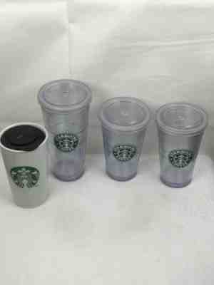 Starbucks Clear Tumblers And Coffee Mug Lot 20 Oz, 16 Oz - Sold on eBay Jul, 5th 2019 for $22.99
