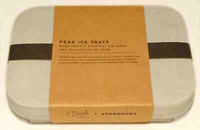 Starbucks - Gray Peak Ice Trays - Silicone - 2 size CUBES *Limited Ed *BRAND NEW - Sold on eBay Jul, 5th 2019 for $28.80