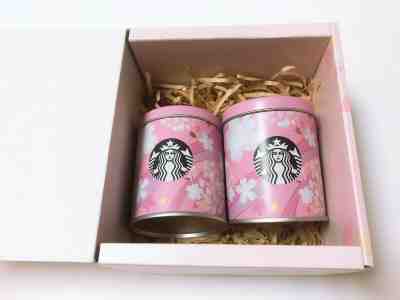 2018 STARBUCKS JAPAN 2 SAKURA TIN CANS WITH GIFT BOX  FREE SHIPPING  - Sold on eBay Jul, 5th 2019 for $21.00