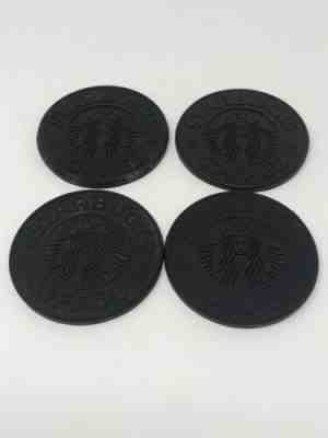 VTG 1988 Starbucks Coffee Rubber Coasters Umbra Made in Canada Black Set of 4 - Sold on eBay Jul, 5th 2019 for $30.00