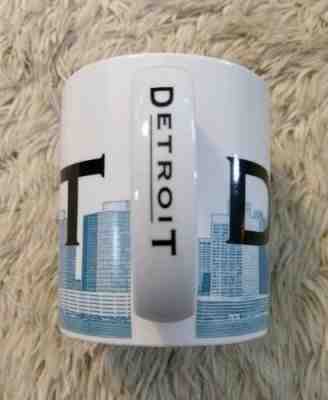2002 STARBUCKS DETROIT 18 OZ MUG SKYLINE SERIES 1 BARISTA  - Sold on eBay Jul, 5th 2019 for $24.99