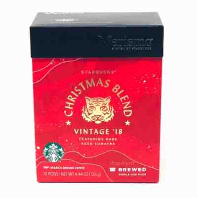 Starbucks Verismo Christmas Blend Vintage 2018 Coffee Pods New in Box 12 Pods - Sold on eBay Jul, 15th 2019 for $26.00