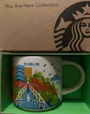 Starbucks Dublin YAH Mug Ha’penney Bridge Shamrock Poolbeg Ireland You Are Here - Sold on eBay Jul, 15th 2019 for $62.88