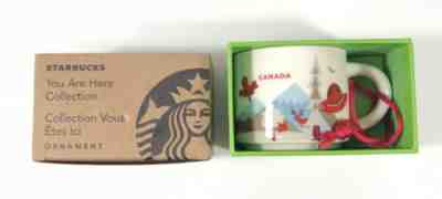 Canada You Are Here Starbucks Coffee Mug Ornament NIB 2oz - Sold on eBay Jul, 15th 2019 for $24.95